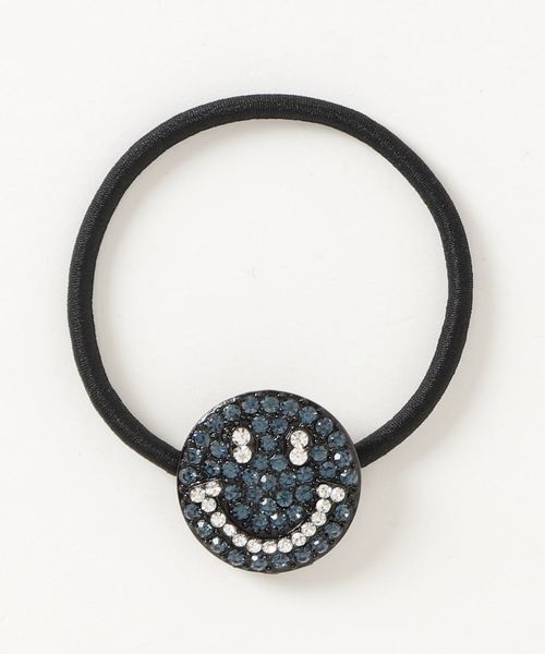 LINFA (リンファ)の「【LINFA】きらきらスマイルヘアゴム(ヘアゴム・レディース・ブラック/ブルー/ゴールド系その他/ゴールド/シルバー・FREE)」の3枚目の写真