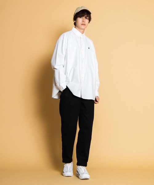 BEVERLY HILLS POLO CLUB（ビバリーヒルズポロクラブ）の「∴WEGO/BEVERLY HILLS POLO CLUB別注ビッグシルエットオックスフォードシャツ（シャツ/ブラウス・メンズ・ホワイト/ベージュ/ネイビー・MEDIUM/LARGE）」の19枚目の写真