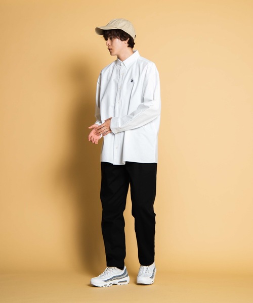 BEVERLY HILLS POLO CLUB（ビバリーヒルズポロクラブ）の「∴WEGO/BEVERLY HILLS POLO CLUB別注ビッグシルエットオックスフォードシャツ（シャツ/ブラウス・メンズ・ホワイト/ベージュ/ネイビー・MEDIUM/LARGE）」の20枚目の写真