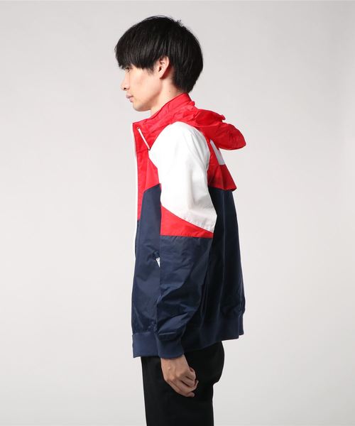 Nike ナイキ 赤/紺/白 ウーブンジャケットAR2210-410 Yahoo!オークション - M 美品 NIKE ナイキ ナイロンジャケット