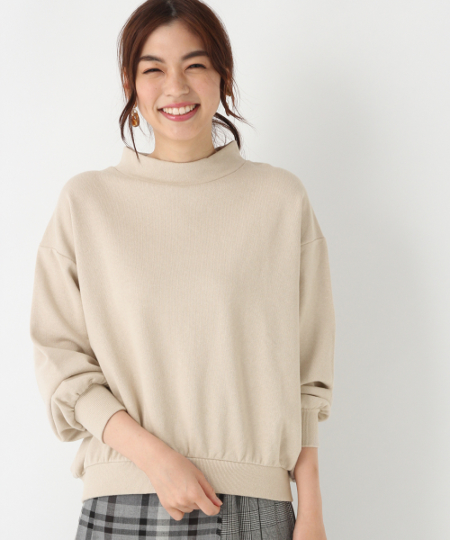 GLOBAL WORK（グローバルワーク）の「トリプルフレンドリードルマンスウェット/848771（スウェット・レディース・チャコールグレー/オフホワイト/ライトベージュ/グリーン系その他3/ベージュ・MEDIUM/LARGE）」の4枚目の写真