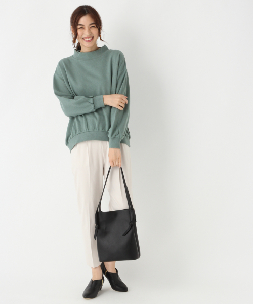 GLOBAL WORK（グローバルワーク）の「トリプルフレンドリードルマンスウェット/848771（スウェット・レディース・チャコールグレー/オフホワイト/ライトベージュ/グリーン系その他3/ベージュ・MEDIUM/LARGE）」の10枚目の写真