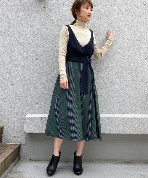 PICCIN（ピッチン）の「キャミソール型リボン付きビスチェ（その他トップス・レディース・ネイビー/イエロー/グリーン・FREE）」の13枚目の写真