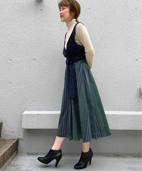 PICCIN（ピッチン）の「キャミソール型リボン付きビスチェ（その他トップス・レディース・ネイビー/イエロー/グリーン・FREE）」の15枚目の写真