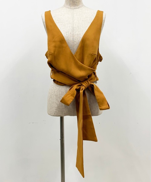 PICCIN（ピッチン）の「キャミソール型リボン付きビスチェ（その他トップス・レディース・ネイビー/イエロー/グリーン・FREE）」の19枚目の写真