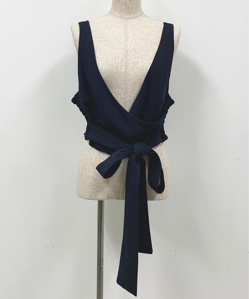 PICCIN（ピッチン）の「キャミソール型リボン付きビスチェ（その他トップス・レディース・ネイビー/イエロー/グリーン・FREE）」の18枚目の写真