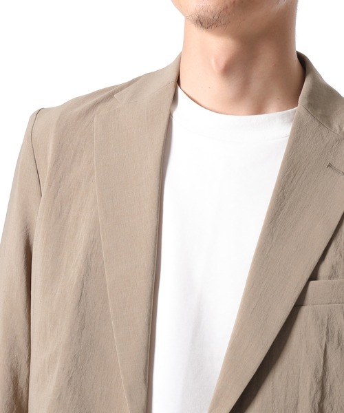 ADAM ET ROPE'(アダムエロペ)の「【EVALET】イージーセットアップ(セットアップ・メンズ・ネイビー/カーキ/ベージュ系その他・S/M/L)」の7枚目の写真