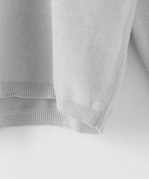 Steven Alan(スティーブンアラン)の「<Steven Alan> CTN SLIP LONG SLEEVE POLOSHIRT-LOOSE/ポロシャツ(ポロシャツ・メンズ・ライトグレー・SMALL/X-LARGE/MEDIUM/LARGE)」の9枚目の写真