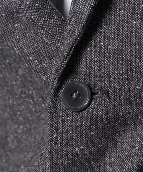 WEGO（ウィゴー）の「WEGO/ツイードテーラードジャケット（テーラードジャケット・メンズ・ダークグレー/ブラウン・MEDIUM/LARGE）」の13枚目の写真