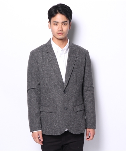 WEGO（ウィゴー）の「WEGO/ツイードテーラードジャケット（テーラードジャケット・メンズ・ダークグレー/ブラウン・MEDIUM/LARGE）」の7枚目の写真