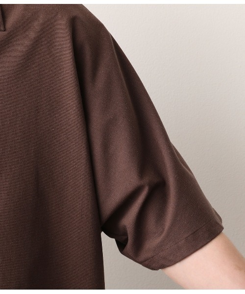 JUNRED（ジュンレッド）の「【セットアップ可能】エアリーストレッチドルマンシャツ（シャツ/ブラウス・メンズ・ホワイト/ブラウン/ブルー・S/M/L）」の12枚目の写真