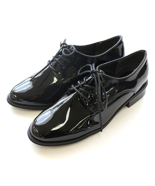 【美品】caminando オックスフォードシューズ ローファー レースアップ セール】オックスフォードレースアップシューズ（ローファー