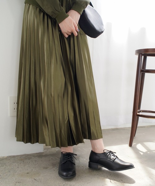 AmiAmi（アミアミ）の「オックスフォードレースアップシューズ（ローファー・レディース・ブラック/ブラウン/アイボリー/ブラック系その他・LL/S/M/L）」の11枚目の写真