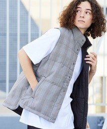 レディースのダウンベスト チェック柄 ファッション通販 Zozotown