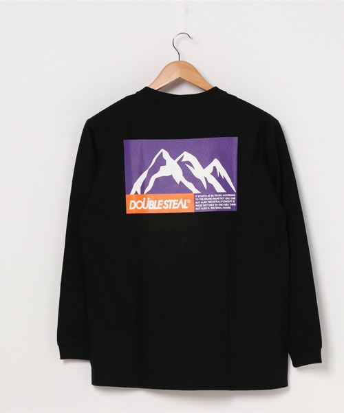 DOUBLE STEAL(ダブルスティール)の「MOUNTAIN ヘビーウェイト長袖Tシャツ(Tシャツ/カットソー・メンズ・ホワイト系その他2/ブラック系その他2/ブラック系その他/ホワイト系その他/トップグレー・MEDIUM/LARGE/X-LARGE/XX-LARGE)」の6枚目の写真