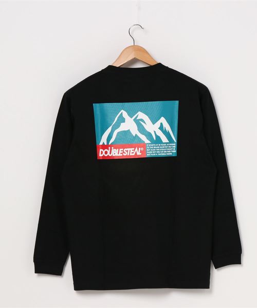 DOUBLE STEAL(ダブルスティール)の「MOUNTAIN ヘビーウェイト長袖Tシャツ(Tシャツ/カットソー・メンズ・ホワイト系その他2/ブラック系その他2/ブラック系その他/ホワイト系その他/トップグレー・MEDIUM/LARGE/X-LARGE/XX-LARGE)」の7枚目の写真