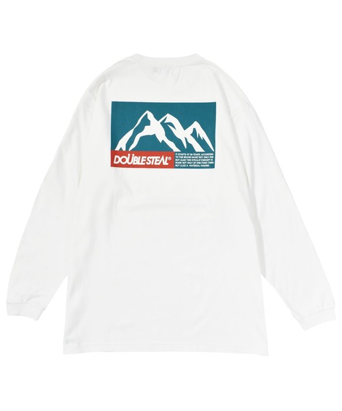 DOUBLE STEAL(ダブルスティール)の「MOUNTAIN ヘビーウェイト長袖Tシャツ(Tシャツ/カットソー・メンズ・ホワイト系その他2/ブラック系その他2/ブラック系その他/ホワイト系その他/トップグレー・MEDIUM/LARGE/X-LARGE/XX-LARGE)」の2枚目の写真