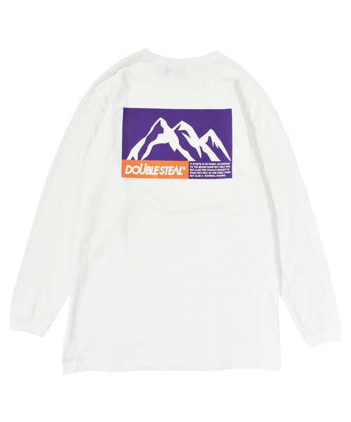 Double ヘビーウェイト長袖tシャツ Tシャツ カットソー Steal ダブルスティール のファッション トップス Mountain