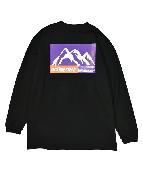 DOUBLE STEAL(ダブルスティール)の「MOUNTAIN ヘビーウェイト長袖Tシャツ(Tシャツ/カットソー・メンズ・ホワイト系その他2/ブラック系その他2/ブラック系その他/ホワイト系その他/トップグレー・MEDIUM/LARGE/X-LARGE/XX-LARGE)」の4枚目の写真