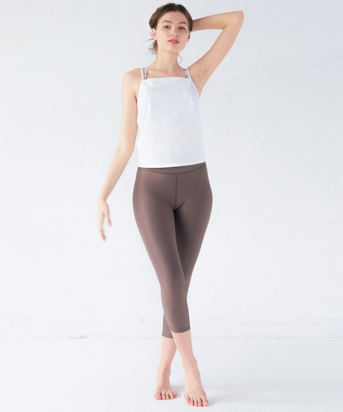 Julier Yoga and Relax(ジュリエヨガアンドリラックス)の「Julier パナマプライムキャミソール(キャミソール・レディース・ブルー/カーキ/ホワイト/ブラック・1)」の22枚目の写真