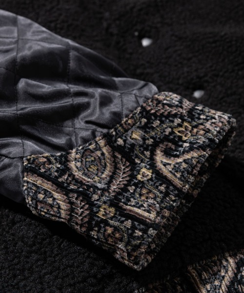 glamb（グラム）の「Reversible corduroy boa JKT / リバーシブル
