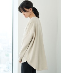 切り替えワッフルリブカットチュニック　＊