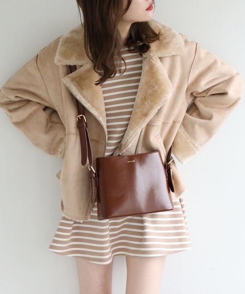 one after another NICE CLAUP（ワンアフターアナザーナイスクラップ）の「アソートミニショルダーバッグ（ショルダーバッグ・レディース・ブラウン/ブラウン系その他/モカ・FREE）」の13枚目の写真