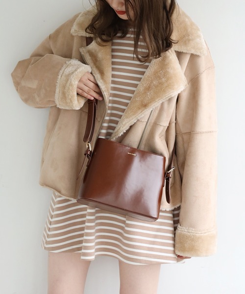 one after another NICE CLAUP（ワンアフターアナザーナイスクラップ）の「アソートミニショルダーバッグ（ショルダーバッグ・レディース・ブラウン/ブラウン系その他/モカ・FREE）」の14枚目の写真