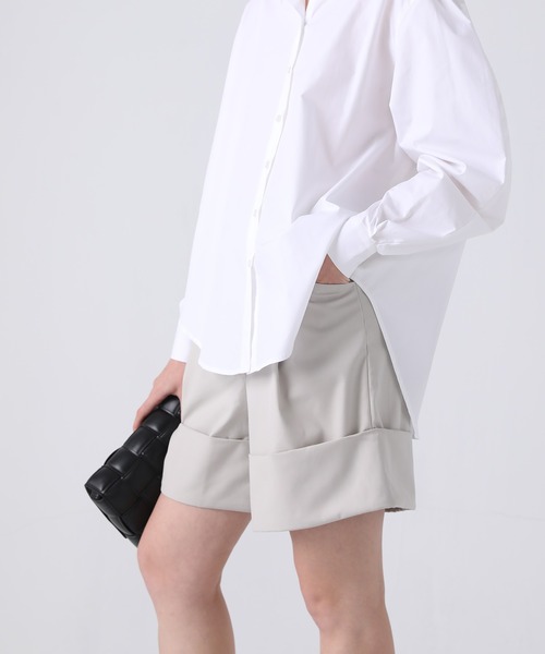 chuclla(チュクラ)の「【chuclla】【2021/SS】Double hem short pants sb-4 chw1410(その他パンツ・レディース・グレイッシュベージュ・S/M)」の7枚目の写真