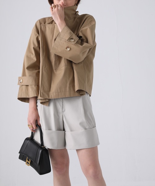 chuclla(チュクラ)の「【chuclla】【2021/SS】Double hem short pants sb-4 chw1410(その他パンツ・レディース・グレイッシュベージュ・S/M)」の11枚目の写真