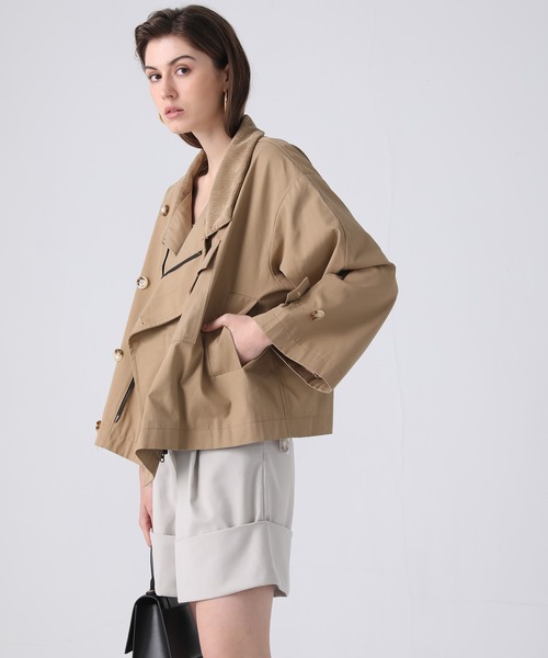 chuclla(チュクラ)の「【chuclla】【2021/SS】Double hem short pants sb-4 chw1410(その他パンツ・レディース・グレイッシュベージュ・S/M)」の12枚目の写真