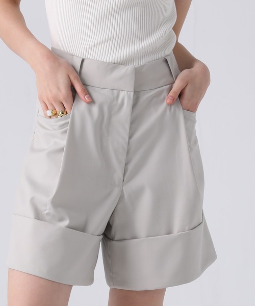 chuclla(チュクラ)の「【chuclla】【2021/SS】Double hem short pants sb-4 chw1410(その他パンツ・レディース・グレイッシュベージュ・S/M)」の21枚目の写真