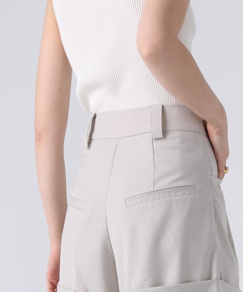 chuclla(チュクラ)の「【chuclla】【2021/SS】Double hem short pants sb-4 chw1410(その他パンツ・レディース・グレイッシュベージュ・S/M)」の22枚目の写真
