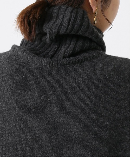 ヴェルメイユ　Vermeil par iena グレー ポンチョ・ケープコート Select Shop ニットモッサマルチウェイケープコート ブラック/M