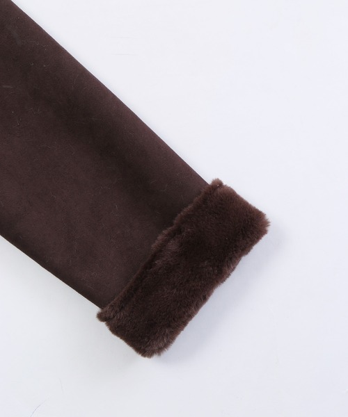 WC（ダブル シー）の「WC/フェイクムートンコート（ムートンコート・レディース・ブラック/ブラウン/ライトパープル・FREE）」の17枚目の写真