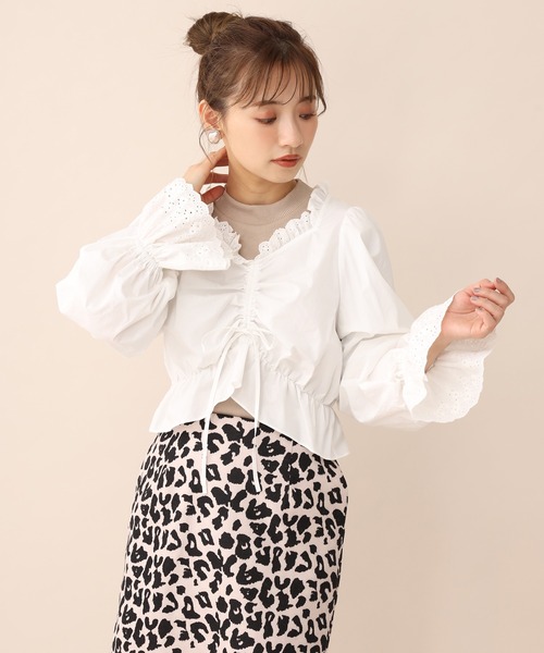 one after another NICE CLAUP(ワンアフターアナザーナイスクラップ)の「vintage風セットブラウス(シャツ/ブラウス・レディース・オフホワイト/ブラック/ブルー/チェック・FREE)」の11枚目の写真