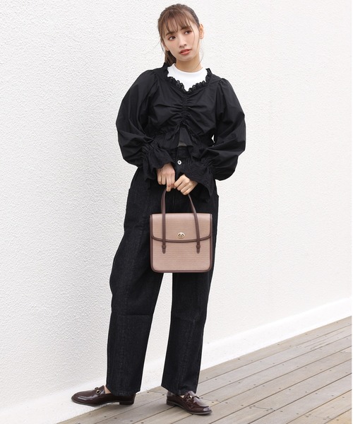 one after another NICE CLAUP(ワンアフターアナザーナイスクラップ)の「vintage風セットブラウス(シャツ/ブラウス・レディース・オフホワイト/ブラック/ブルー/チェック・FREE)」の20枚目の写真
