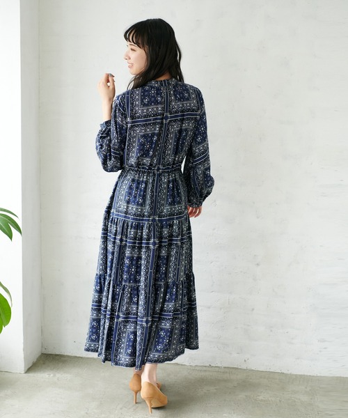 MILK SUN-KISSED dress ワンピース MILKFED. ワンピース APRON TIERED DRESS : ZOZOTOWN Yahoo!店 - 通販