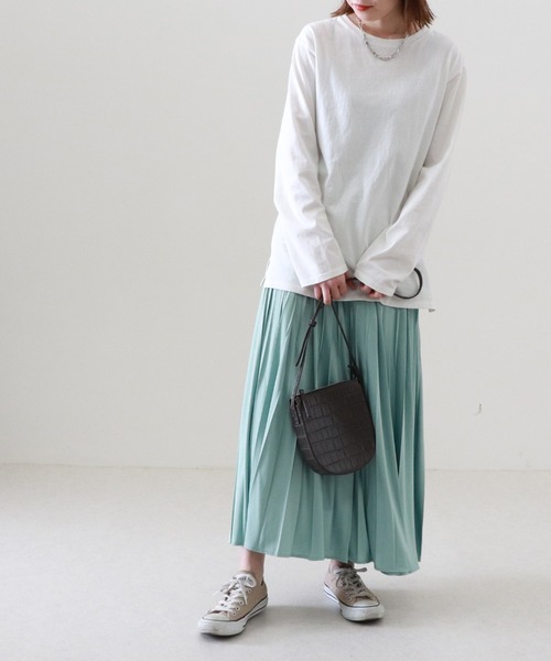 Cheek(チーク)の「型押しラウンドポシェット(ショルダーバッグ・レディース・ダークブラウン/アイボリー/キャメル・FREE)」の17枚目の写真