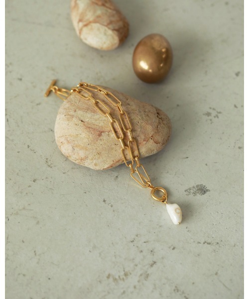 TODAYFUL(トゥデイフル)の「チェーンパールブレスレット(ブレスレット・レディース・ゴールド・FREE)」の9枚目の写真