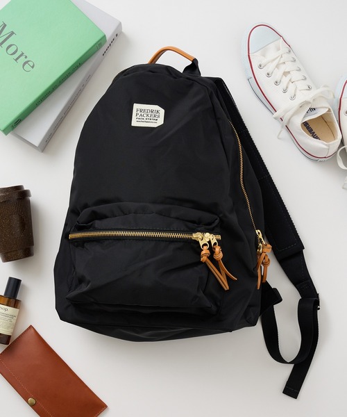 FREDRIK PACKERS（フレドリックパッカーズ）の「【FREDRIK PACKERS】420D DAYPACK デイパック バックパック リュックサック フレドリックパッカーズ（バックパック/リュック・レディース・ブラック/グレー/ネイビー/ベージュ/チャコールグレー・FREE）」の22枚目の写真