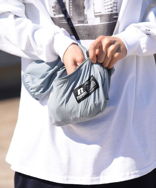 Russell Athletic(ラッセルアスレティック)の「【WEB限定/SHIPS別注】RUSSELL ATHLETIC: 4WAYストレッチ パッカブル ナイロン スタンド ジップ ブルゾン(ブルゾン・メンズ・チャコールグレー/ロイヤルブルー/ブラック・SMALL/MEDIUM/LARGE/X-LARGE)」の11枚目の写真