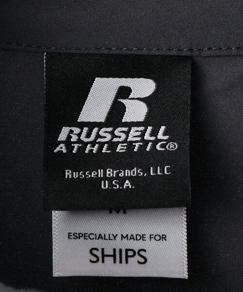 Russell Athletic(ラッセルアスレティック)の「【WEB限定/SHIPS別注】RUSSELL ATHLETIC: 4WAYストレッチ パッカブル ナイロン スタンド ジップ ブルゾン(ブルゾン・メンズ・チャコールグレー/ロイヤルブルー/ブラック・SMALL/MEDIUM/LARGE/X-LARGE)」の20枚目の写真