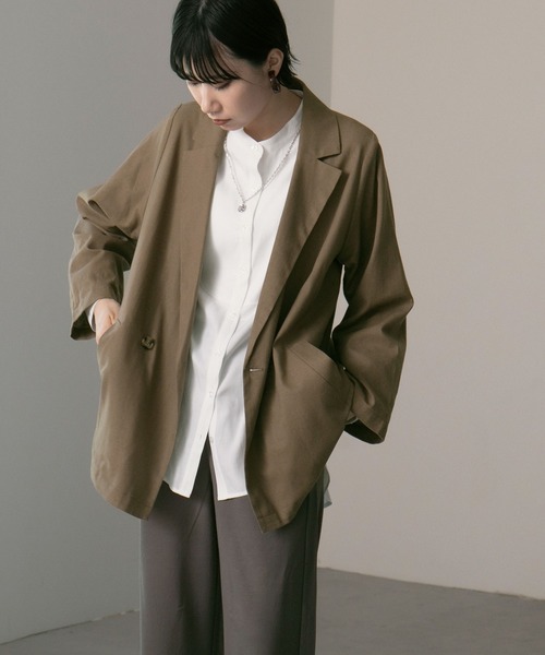 Britpop! UK “Marks & Spencer” Linen Shirt イギリス リネン