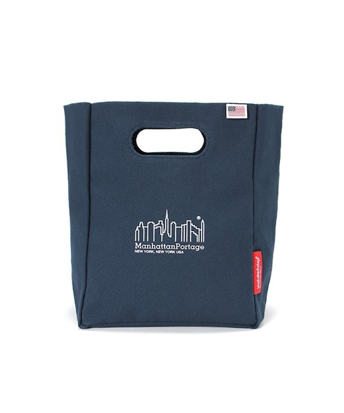 Manhattan Portage（マンハッタンポーテージ）の「Botanical Classon Mini Tote Canvas Lite（トートバッグ・メンズ・ナチュラル/ダークネイビー・SMALL）」の3枚目の写真