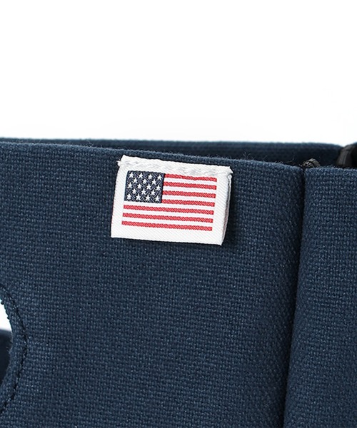 Manhattan Portage（マンハッタンポーテージ）の「Botanical Classon Mini Tote Canvas Lite（トートバッグ・メンズ・ナチュラル/ダークネイビー・SMALL）」の9枚目の写真