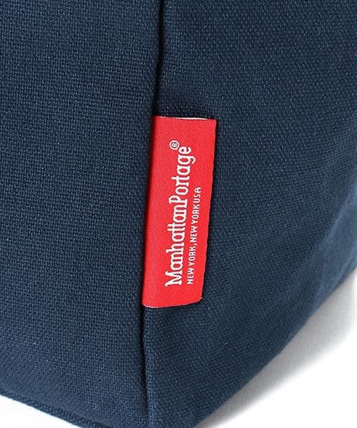 Manhattan Portage（マンハッタンポーテージ）の「Botanical Classon Mini Tote Canvas Lite（トートバッグ・メンズ・ナチュラル/ダークネイビー・SMALL）」の5枚目の写真