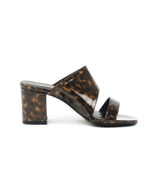 chocolates(チョコラテス)の「チャンキーヒールサンダル【日本製】(サンダル・レディース・ブラック/ブラウン系その他/パイソン・LL/S/M/L)」の14枚目の写真