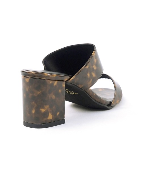 chocolates(チョコラテス)の「チャンキーヒールサンダル【日本製】(サンダル・レディース・ブラック/ブラウン系その他/パイソン・LL/S/M/L)」の6枚目の写真