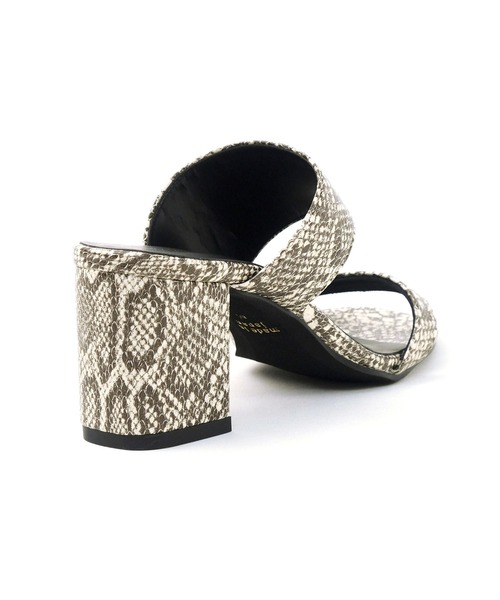 chocolates(チョコラテス)の「チャンキーヒールサンダル【日本製】(サンダル・レディース・ブラック/ブラウン系その他/パイソン・LL/S/M/L)」の8枚目の写真